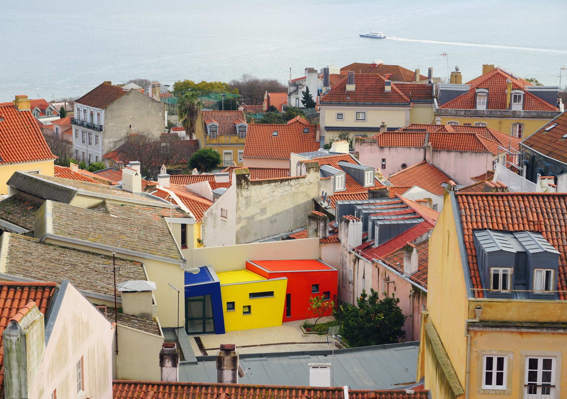 Sunset view from Miradouro de Santa Catarina